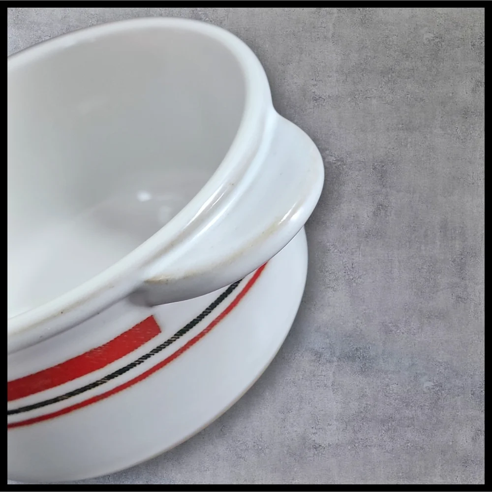 Hearth & Hand Magnolia 2023 Stoneware Holiday Plaid Stripe Ramekin Set Of 4